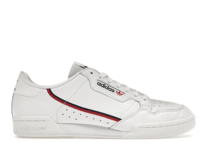 adidas Continental 80 White Scarlet Navy Men's G27706 US