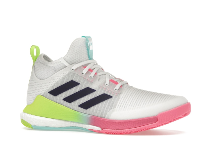 adidas Crazyflight Mid White Purple Aqua (Women's)