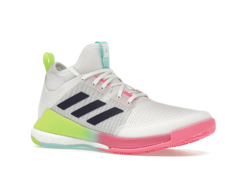 adidas Crazyflight Mid White Purple Aqua (Women's)