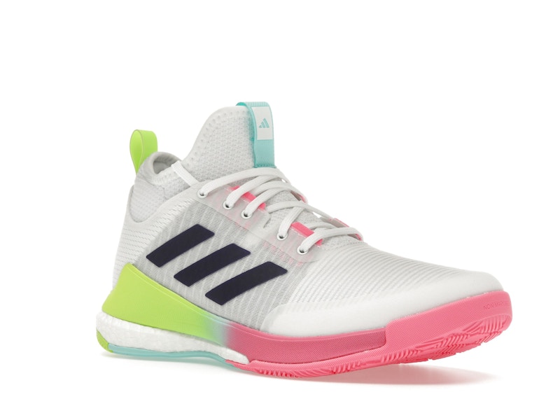 adidas Crazyflight Mid White Purple Aqua (Women's)