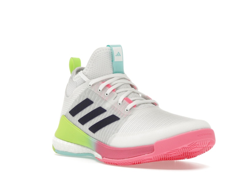 adidas Crazyflight Mid White Purple Aqua (Women's)