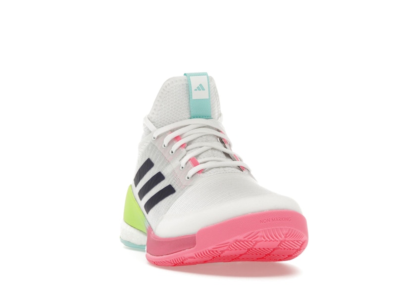 adidas Crazyflight Mid White Purple Aqua (Women's)