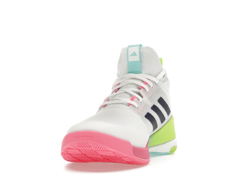 adidas Crazyflight Mid White Purple Aqua (Women's)