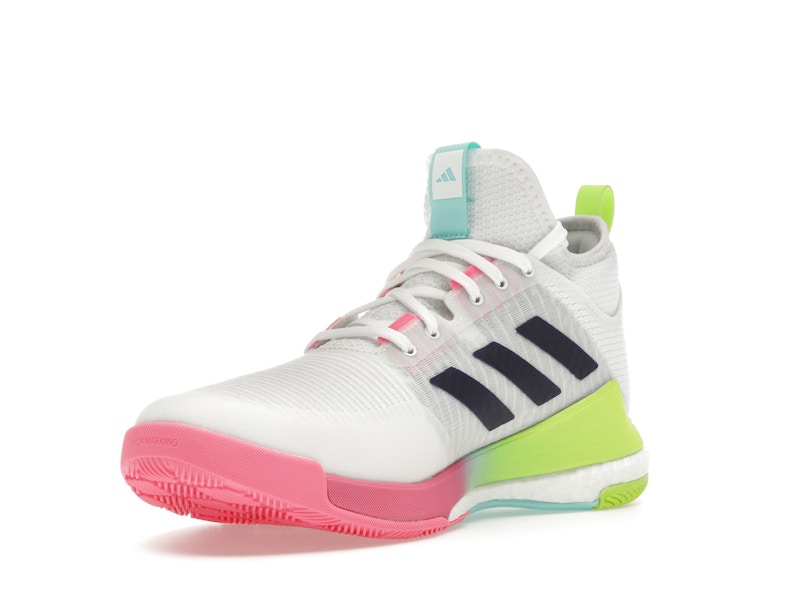 adidas Crazyflight Mid White Purple Aqua (Women's)