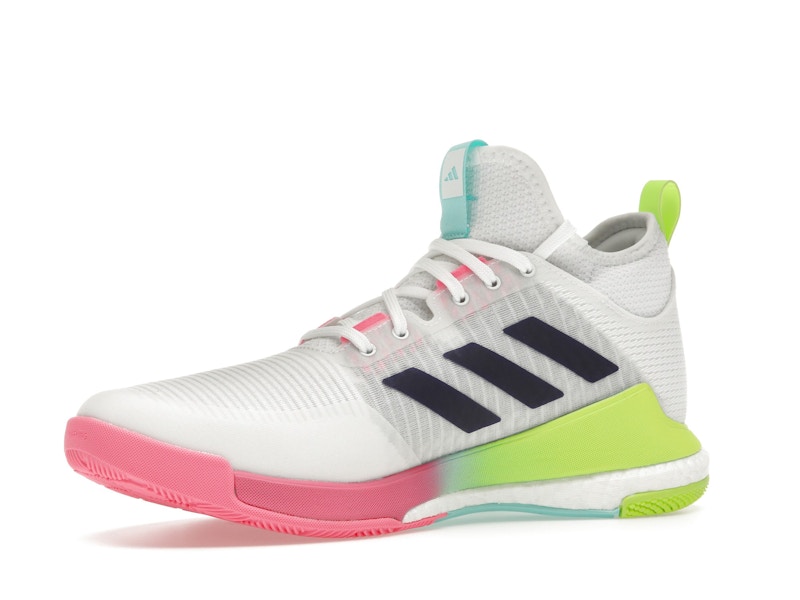 adidas Crazyflight Mid White Purple Aqua (Women's)
