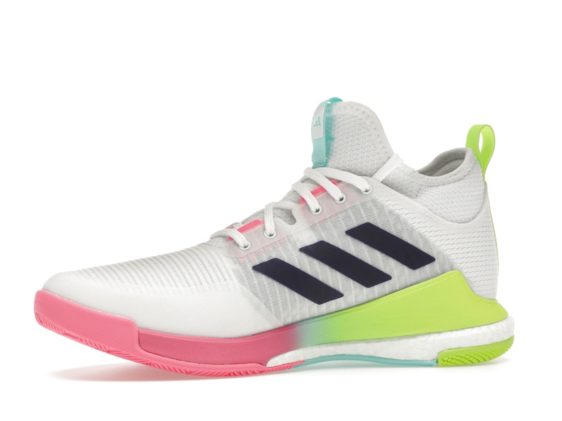 adidas Crazyflight Mid White Purple Aqua (Women's)