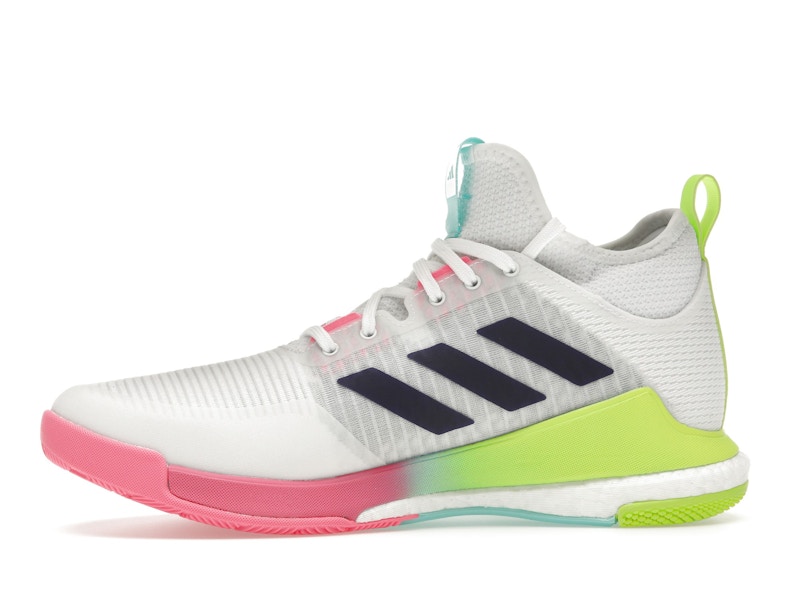adidas Crazyflight Mid White Purple Aqua (Women's)