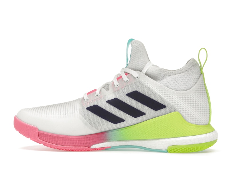 adidas Crazyflight Mid White Purple Aqua (Women's)