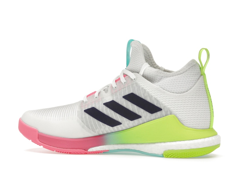 adidas Crazyflight Mid White Purple Aqua (Women's)