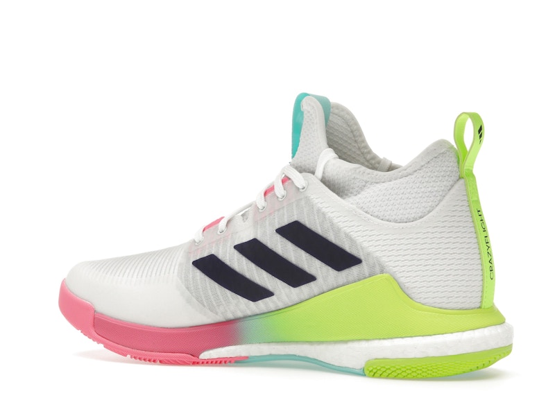 adidas Crazyflight Mid White Purple Aqua (Women's)