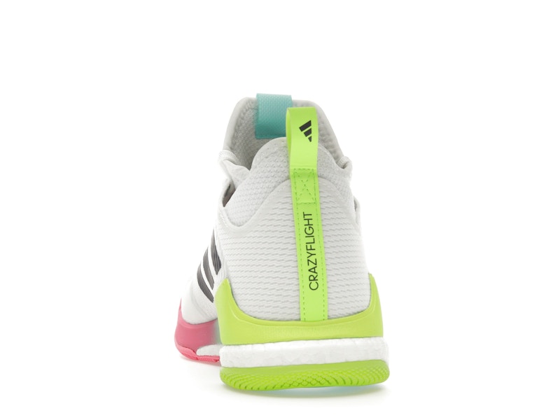 adidas Crazyflight Mid White Purple Aqua (Women's)