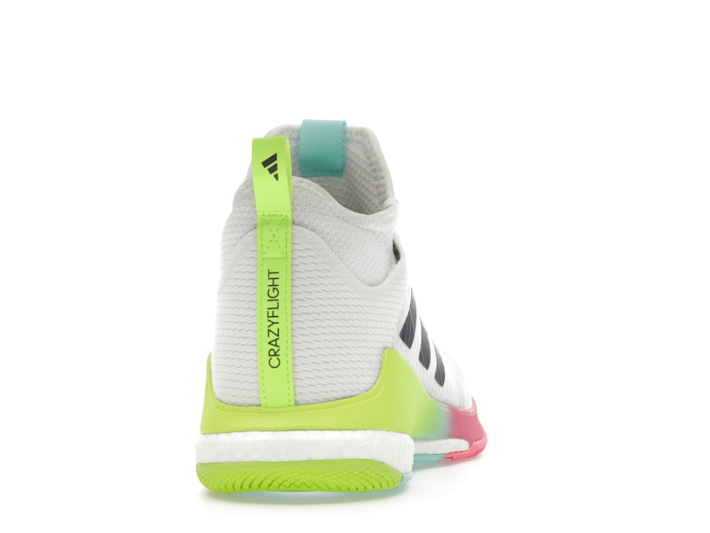 adidas Crazyflight Mid White Purple Aqua (Women's)
