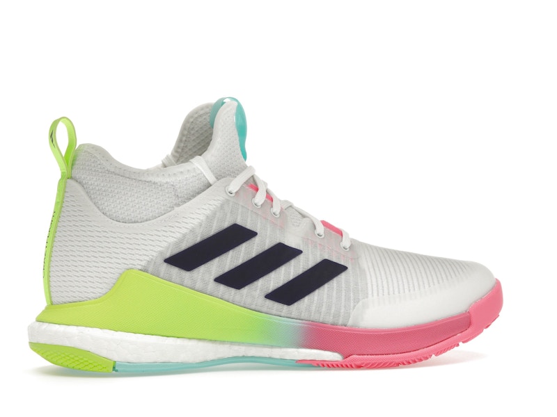 adidas Crazyflight Mid White Purple Aqua (Women's)