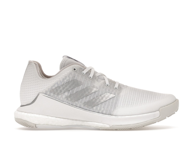 adidas Crazyflight Volleyball Cloud White Silver Metallic Grey One (Women's)