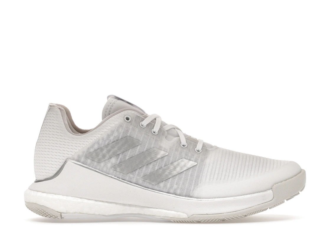 adidas Crazyflight Volleyball Cloud White Silver Metallic Grey One (Women's)