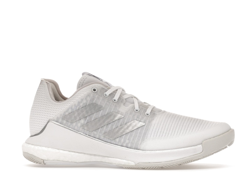 adidas Crazyflight Volleyball Cloud White Silver Metallic Grey One (Women's)