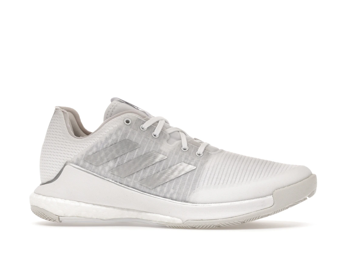 adidas Crazyflight Volleyball Cloud White Silver Metallic Grey One (Women's)