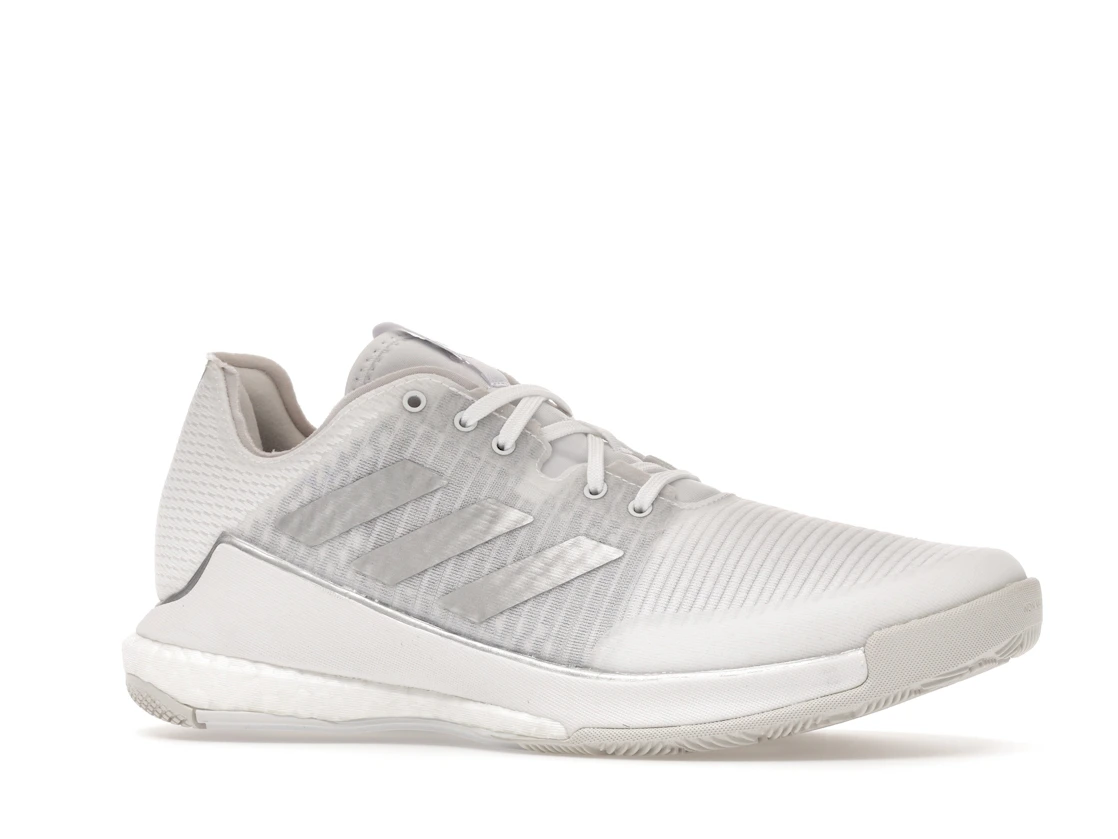 adidas Crazyflight Volleyball Cloud White Silver Metallic Grey One (Women's)