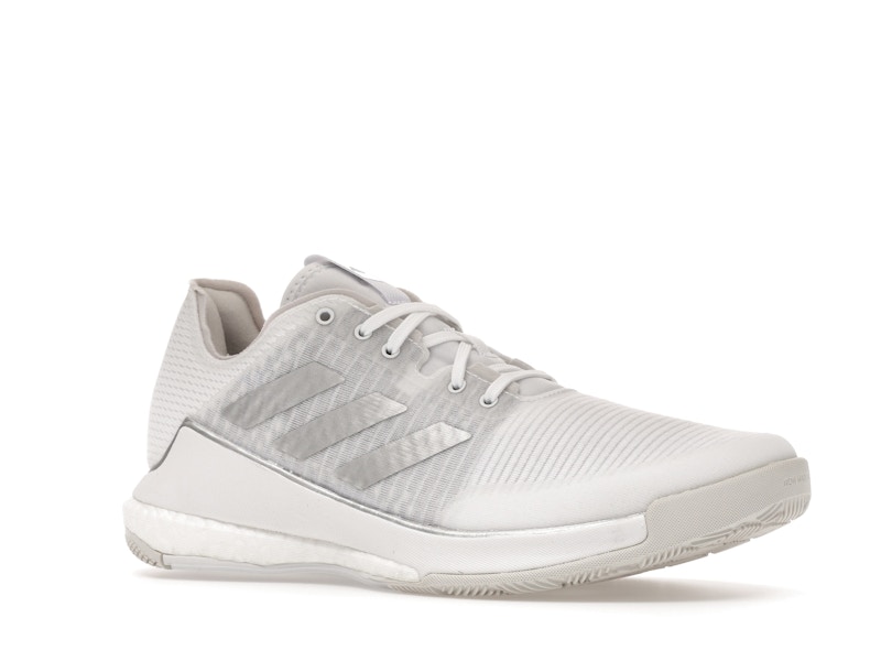 adidas Crazyflight Volleyball Cloud White Silver Metallic Grey One (Women's)