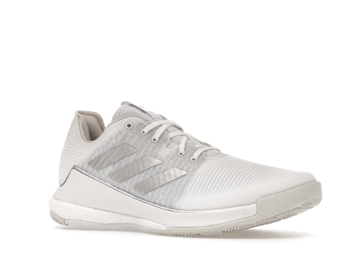 adidas Crazyflight Volleyball Cloud White Silver Metallic Grey One (Women's)