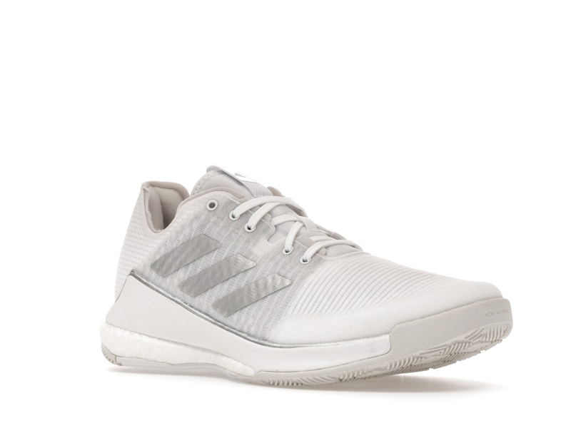 adidas Crazyflight Volleyball Cloud White Silver Metallic Grey One (Women's)