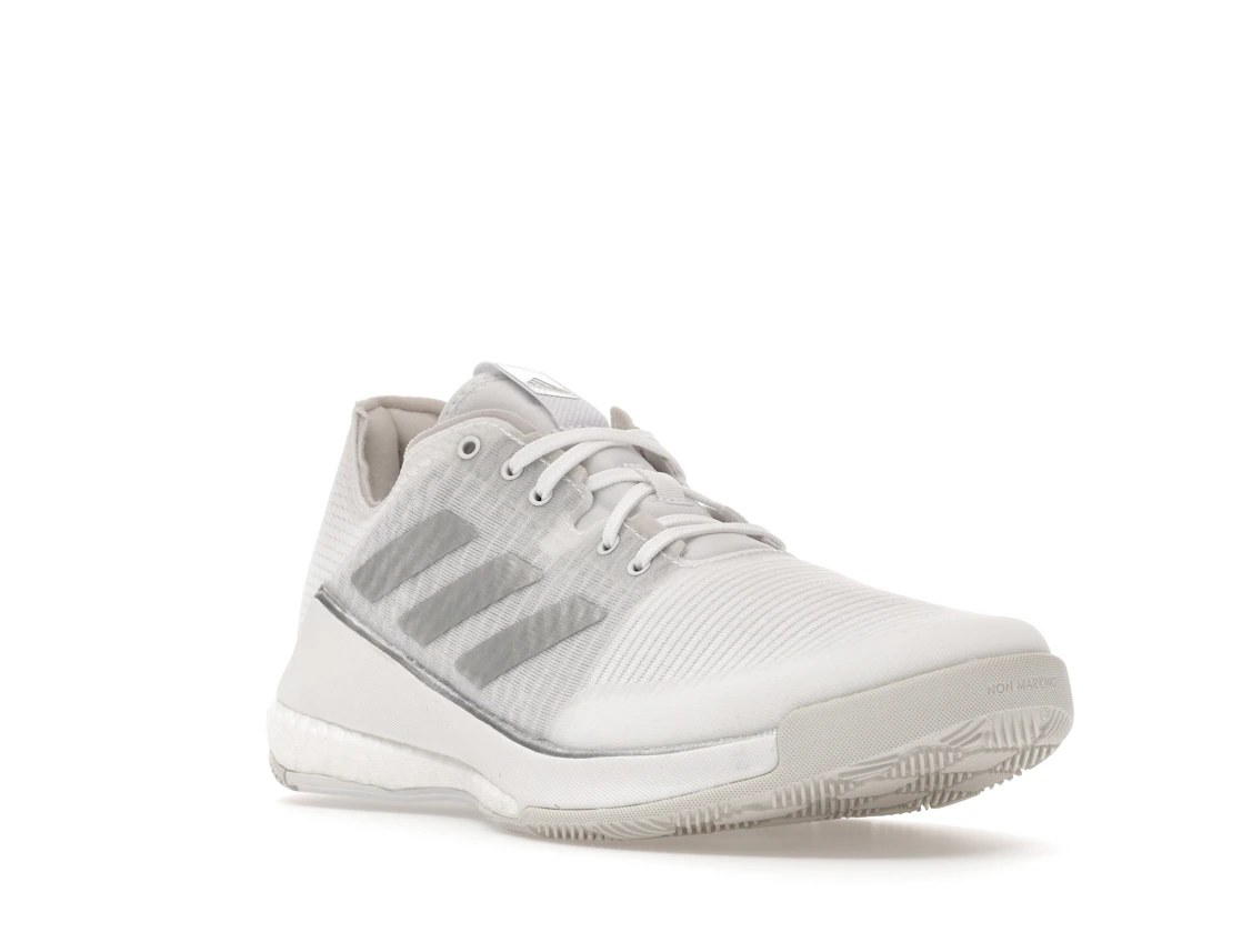 adidas Crazyflight Volleyball Cloud White Silver Metallic Grey One (Women's)