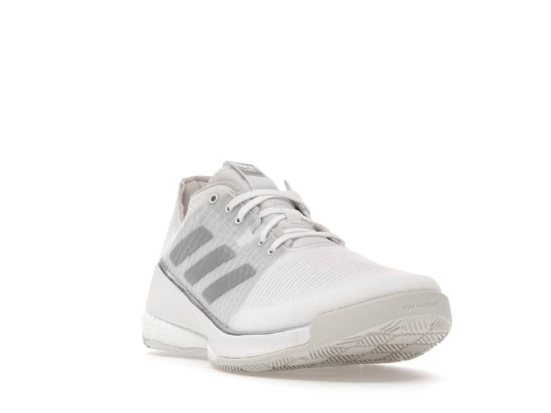 adidas Crazyflight Volleyball Cloud White Silver Metallic Grey One (Women's)