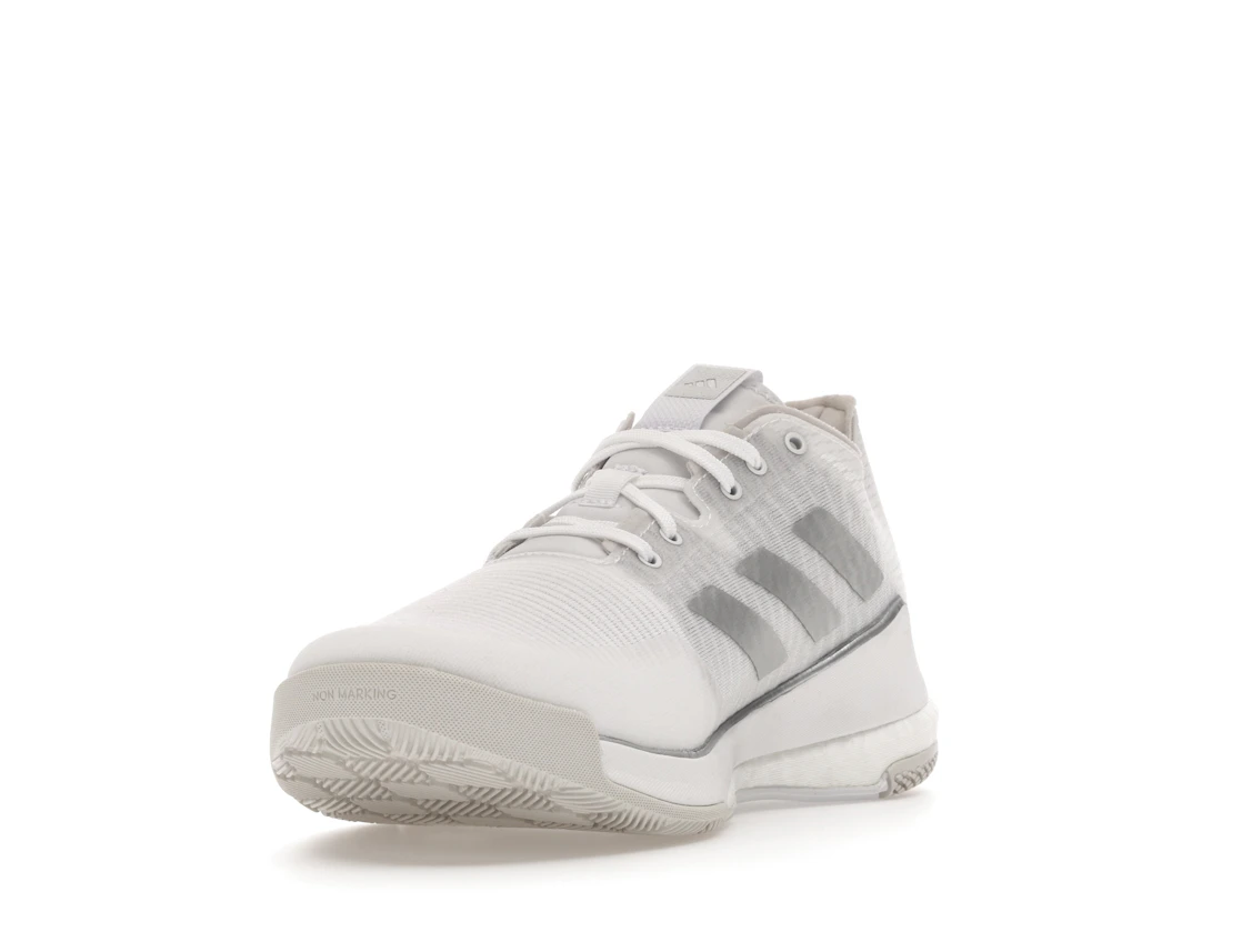 adidas Crazyflight Volleyball Cloud White Silver Metallic Grey One (Women's)
