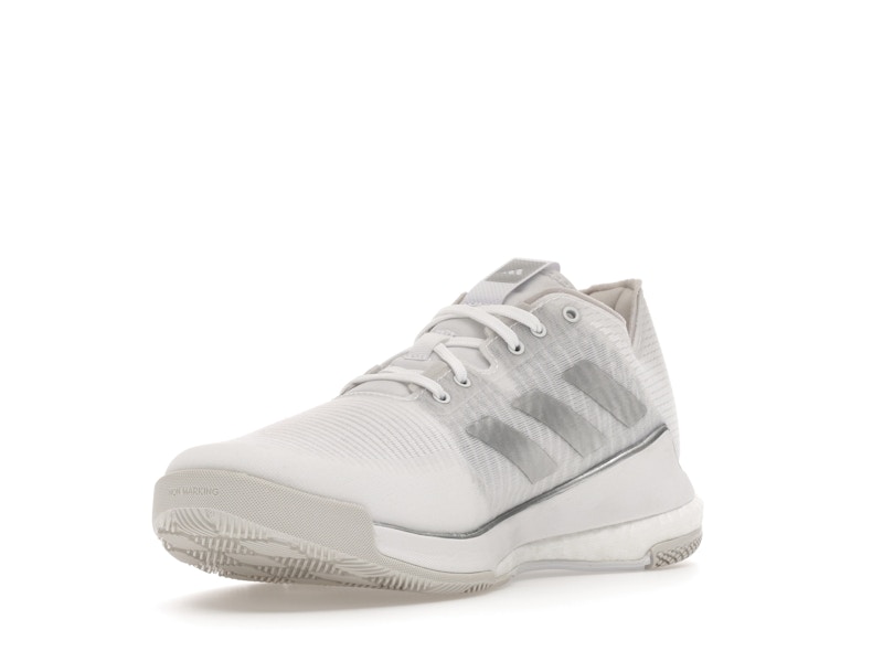 adidas Crazyflight Volleyball Cloud White Silver Metallic Grey One (Women's)