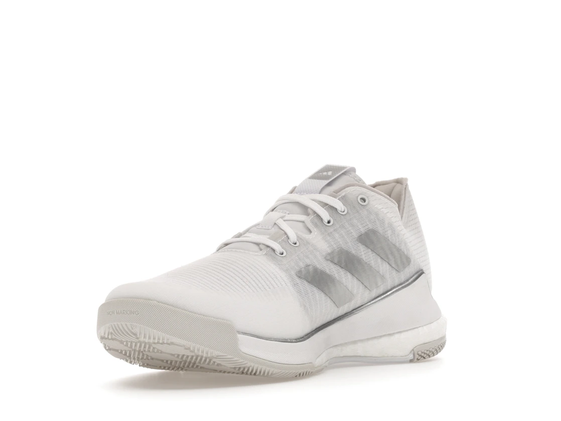 adidas Crazyflight Volleyball Cloud White Silver Metallic Grey One (Women's)