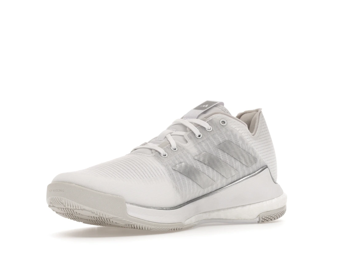 adidas Crazyflight Volleyball Cloud White Silver Metallic Grey One (Women's)