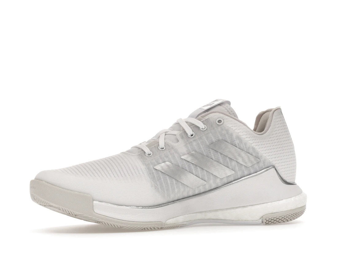 adidas Crazyflight Volleyball Cloud White Silver Metallic Grey One (Women's)