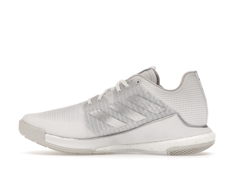 adidas Crazyflight Volleyball Cloud White Silver Metallic Grey One (Women's)