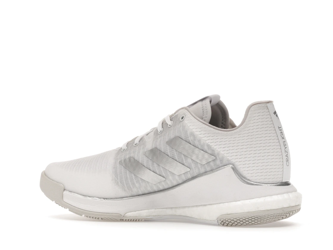 adidas Crazyflight Volleyball Cloud White Silver Metallic Grey One (Women's)