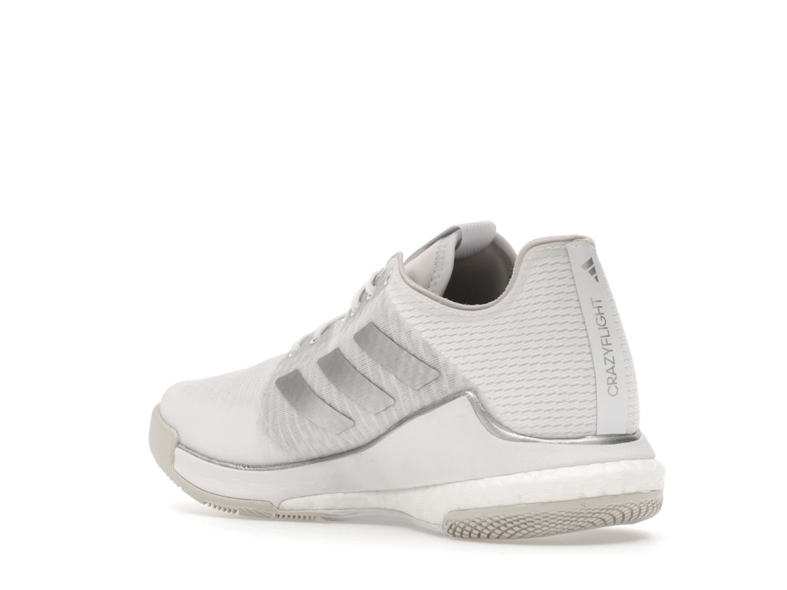 adidas Crazyflight Volleyball Cloud White Silver Metallic Grey One (Women's)