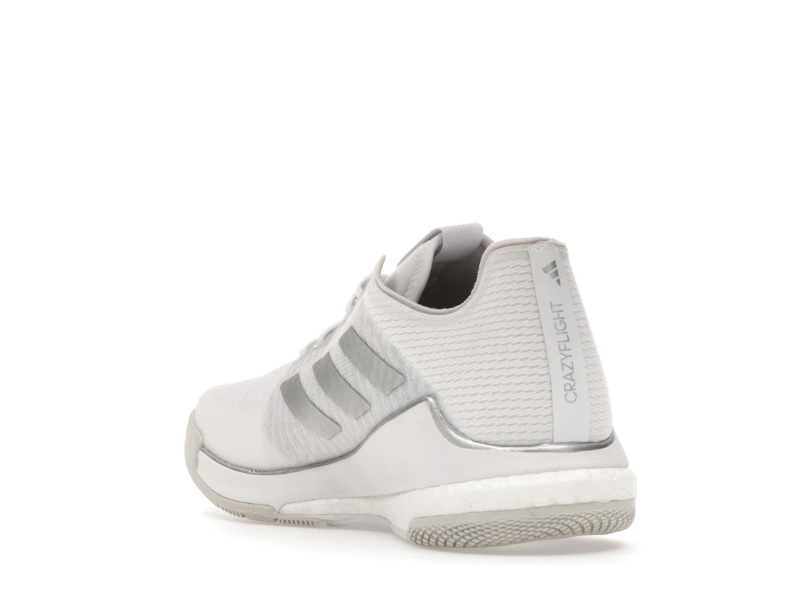 adidas Crazyflight Volleyball Cloud White Silver Metallic Grey One (Women's)