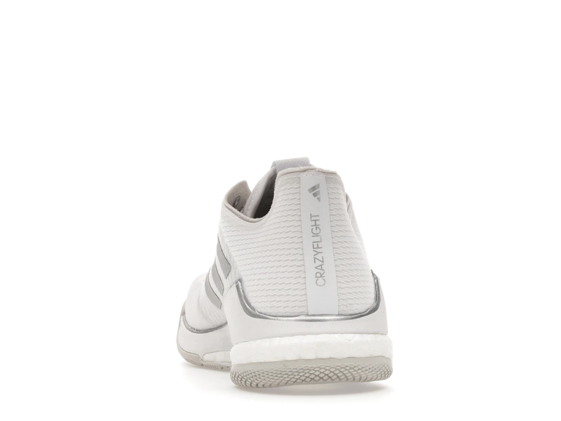 adidas Crazyflight Volleyball Cloud White Silver Metallic Grey One (Women's)