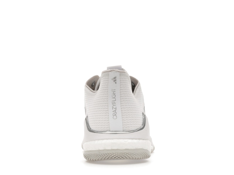 adidas Crazyflight Volleyball Cloud White Silver Metallic Grey One (Women's)