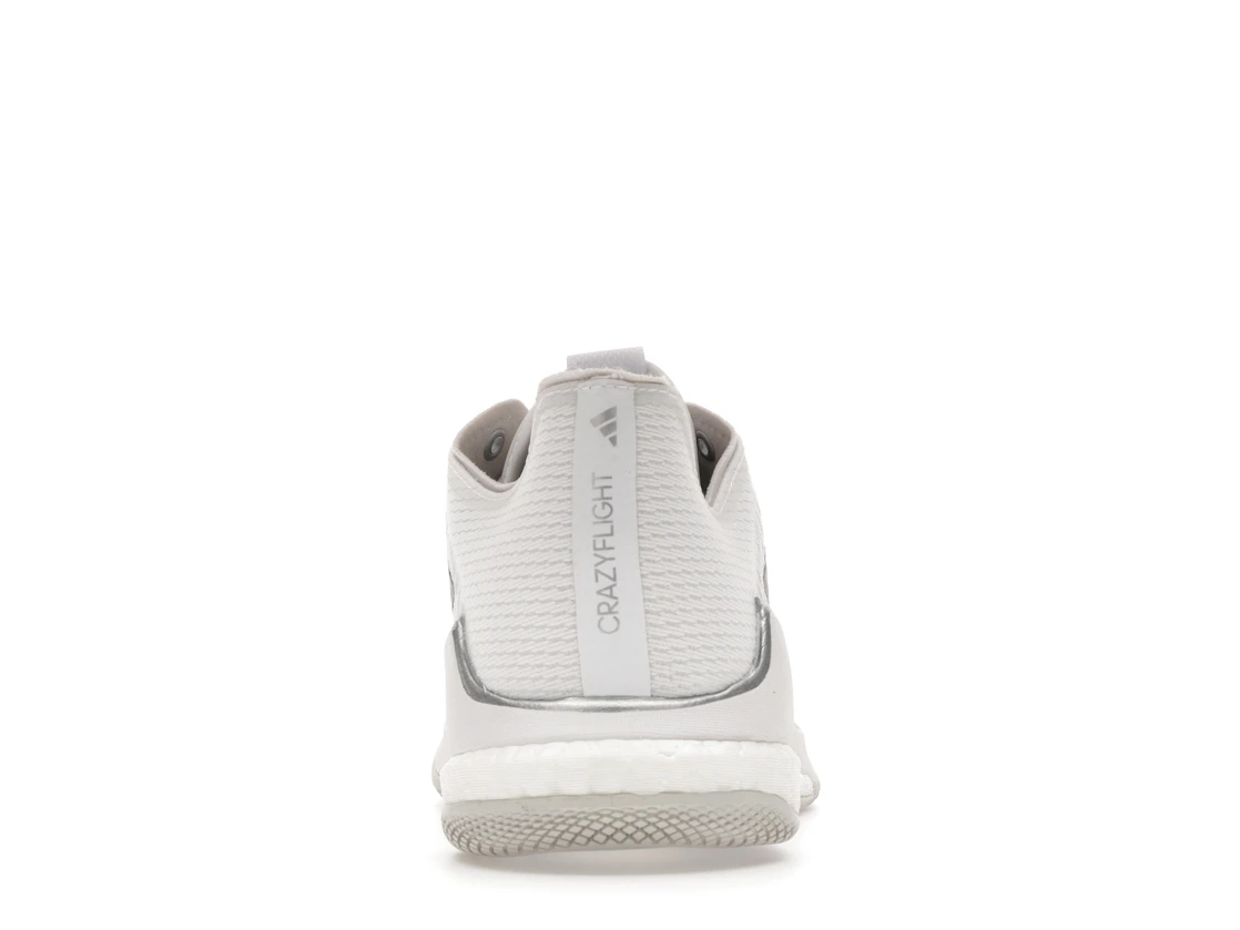 adidas Crazyflight Volleyball Cloud White Silver Metallic Grey One (Women's)