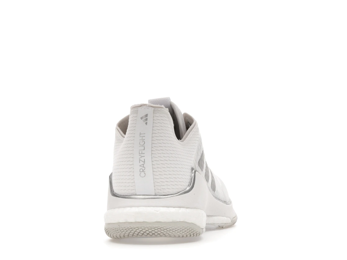 adidas Crazyflight Volleyball Cloud White Silver Metallic Grey One (Women's)