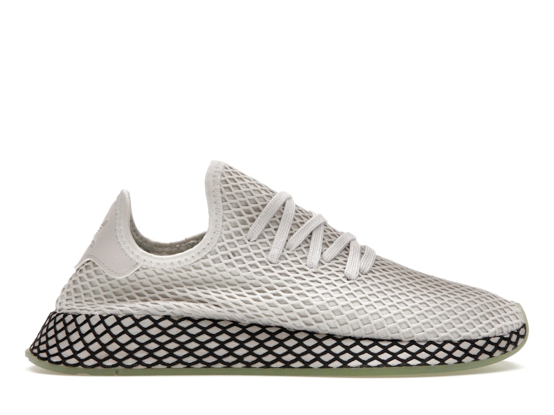 Adidas deerupt top grey and white