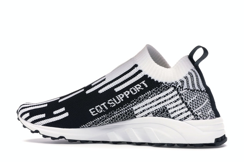 eqt support sock cloud white core black