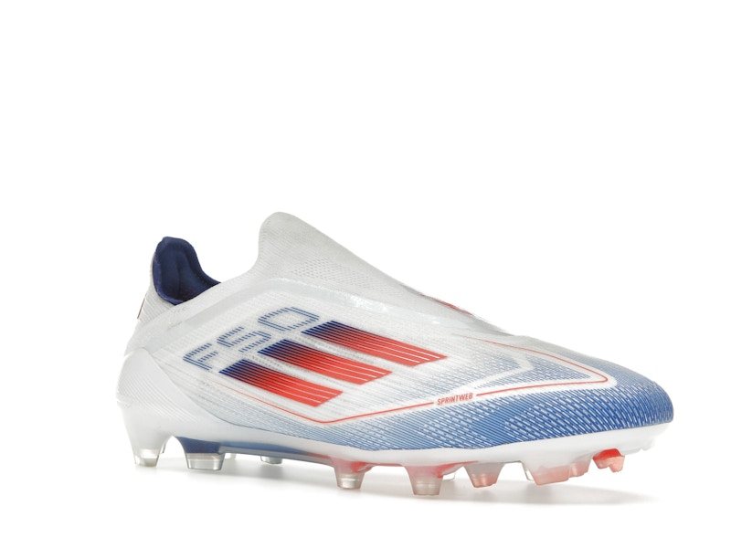 adidas F50 Elite Laceless FG Cloud White Solar Red Lucid Blue