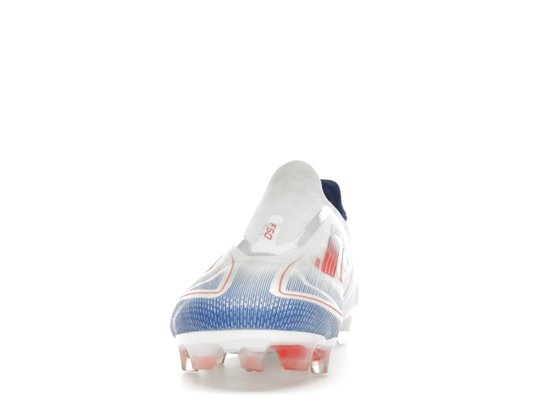 adidas F50 Elite Laceless FG Cloud White Solar Red Lucid Blue