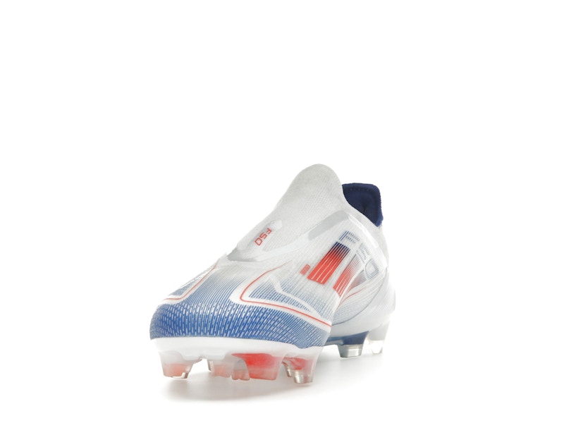 adidas F50 Elite Laceless FG Cloud White Solar Red Lucid Blue