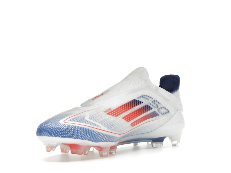 adidas F50 Elite Laceless FG Cloud White Solar Red Lucid Blue