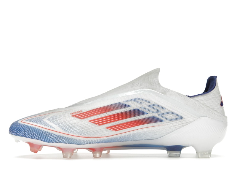 adidas F50 Elite Laceless FG Cloud White Solar Red Lucid Blue