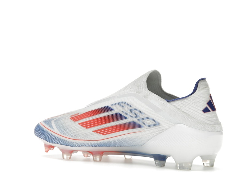 adidas F50 Elite Laceless FG Cloud White Solar Red Lucid Blue