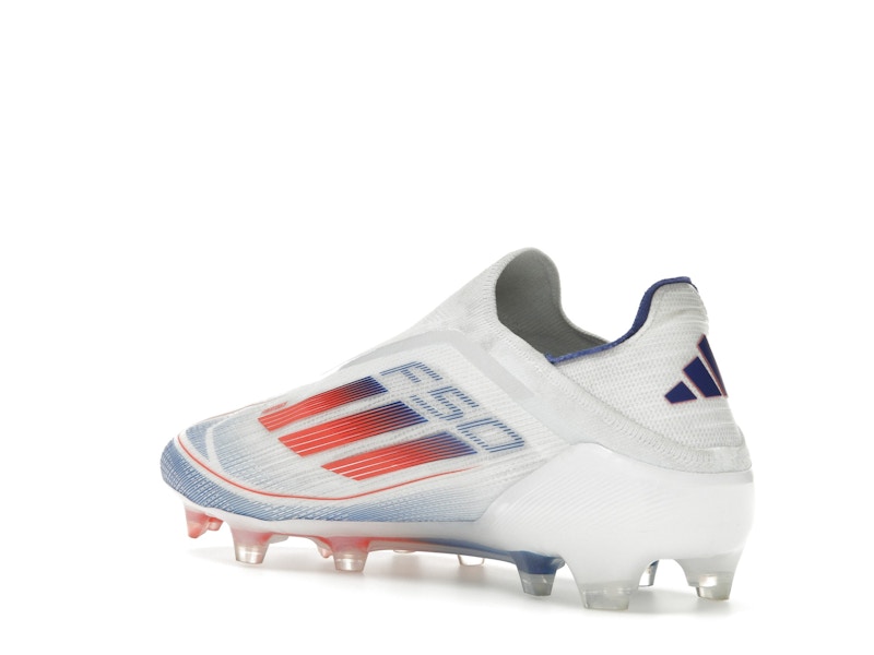 adidas F50 Elite Laceless FG Cloud White Solar Red Lucid Blue