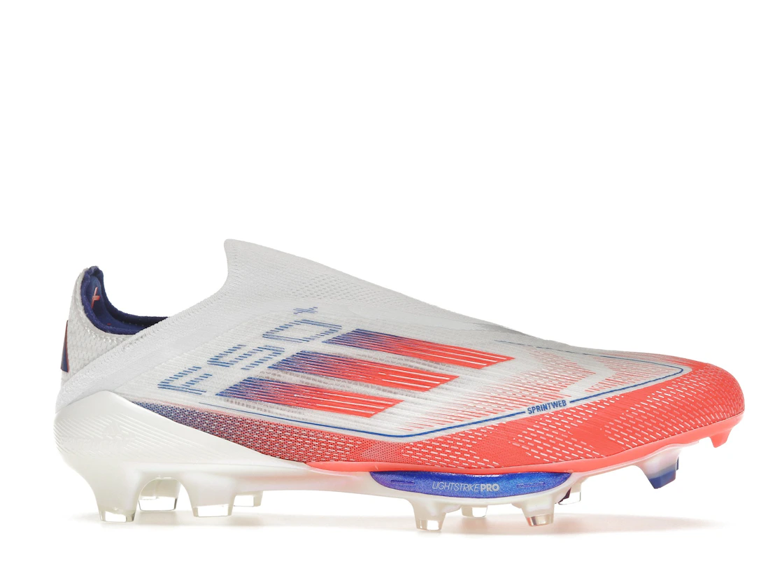 adidas F50+ Elite Laceless FG Cloud White Solar Red